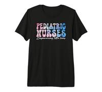 Pediatric Nurses Empowering Little Lives - Nurse Premium T-Shirt