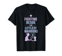 Pediatric Oncology Nurse Strength Cancer Warrior Support T-Shirt