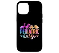 Pediatric Pediatrics Nurses Dinosaurs Colorful Peds Nurse Case for iPhone 12/12 Pro