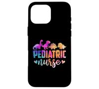 Pediatric Pediatrics Nurses Dinosaurs Colorful Peds Nurse Case for iPhone 16 Pro Max