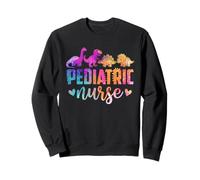 Pediatric Pediatrics Nurses Dinosaurs Colorful Peds Nurse Sweatshirt