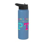 Pediatric Physical Therapist PT Pediatrician Therapy Gift Stainless Steel Insulated Water Bottle