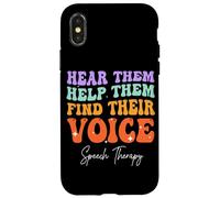 Pediatric Speech Therapy SLP Speech Therapist Case for iPhone X/XS