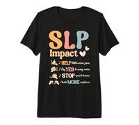 Pediatric Speech Therapy SLP Speech Therapist Premium T-Shirt