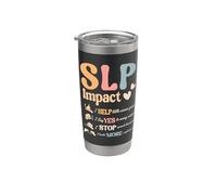 Pediatric Speech Therapy SLP Speech Therapist Stainless Steel Insulated Tumbler