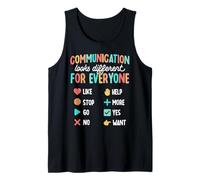 Pediatric Speech Therapy SLP Speech Therapist Tank Top