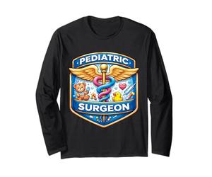 Pediatric Surgeon Caduceus Neonatal Fetal Surgery Doctor MD Long Sleeve T-Shirt