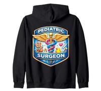 Pediatric Surgeon Caduceus Neonatal Fetal Surgery Doctor MD Zip Hoodie