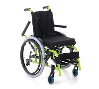 Pediatric Wheelchair for Children,Self Propelled Manual Wheelchairs, Foldable Transport Chair W/Flip-Back Armrest & Swing-Away Footrest,Sports Leisure Wheelchair