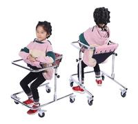 Pediatric Wheeled Walker for Rehabilitation and Mobility Support - Ideal for Children with Cerebral Palsy or Hemiplegia, Enhances Independence and Training