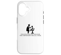 Pediatrician and Sarcasm Funny Pediatric Doctor Case for iPhone 16