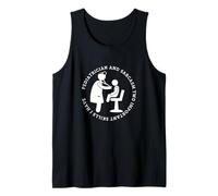 Pediatrician and Sarcasm Funny Pediatric Doctor Tank Top