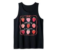 Pediatrics is My Jam Pediatrician Squad Strawberry Bow Tank Top