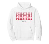 Pediatrics Squad Registered Nurse Groovy Design For Doctor Pullover Hoodie