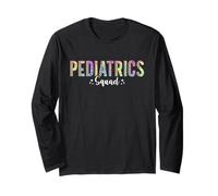 Pediatrics Squad Registered Nurse Pediatrician Leopard Long Sleeve T-Shirt