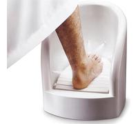 Pedicure Bath with Inlet/Outlet Pipes, Angle Valves, and Pressure Spray Function for Effective Foot Washing