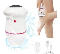 Pedicure Foot Care Tools - Dual-Speed Callus Remover for Dead Hard Cracked Dry Skin - Foot Heel Repair，Portable Electric Vacuum Adsorption Foot Grinder - USB Electronic Foot File (Color : Red)