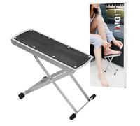 Pedicure Foot Rest, Adjustable Foot Stand with Non-Slip, Toe Separator - Easy at Home, No More Bending or Stretching, Beauty Pedicure Kit (Black)