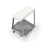 Pedicure Foot Rest for Nail Tech Salon, PU Leather Adjustable Nail Stand, Comfortable Pedicure Station for Home & Professional Use