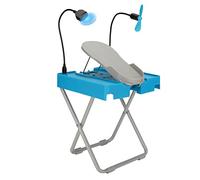 Pedicure Foot Rest with LED Fan and Magifier, Adjustable Pedicure Foot Stool Footcare Platform for Beauty, Salon, Spa and Home