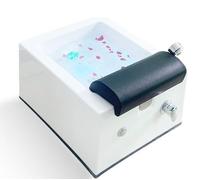 Pedicure Foot Spa Bathtub - Portable Pedicure Bowl for Feet Spa Tub, Acrylic Chair Shampoo Sink with Foot Shower Wash Salon Massage - Sink Spa Foot Treatment Set