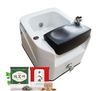 Pedicure Foot Spa, Foot Massager Acrylic Massage Footbath with Automatic Water Pump,Feet spa Tub Colorful Light Surfing Hot and Cold Adjustment,Portable Pedicure Bowl, with 60PCS Foot Bath Bags I