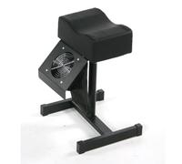 Pedicure Foot Stool with Fan Black Leg Rest Manicure Black by Salon Store