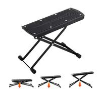 Pedicure Footrest | Foldable Adjustable Foot Rest | Weight Capacity, Black Beauty Supplies with 220 Pound Load Load for Bathing, Wipe Feet, Relax