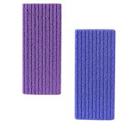 Pedicure Skin Scrubber Pu Foot File 2pcs Foot Care Callus Remover | Washable Design, Easy to Clean, Dead Skin and Callus Removal, Home Salon Use Trimming Files
