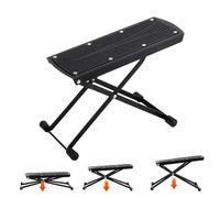 Pedicure Stand Stool - Pedicure Foot Rest, Foldable Adjustable Pedicures Foot Stand, Non-Slip Foots Stool with 6 Heights, Black Pedicures Tool with 220Lbs Bearing Load| Design to Elevate Foots Care