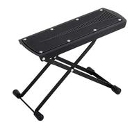 Pedicure Stand Stool - Pedicure Foot Rest Stand | Foldable Adjustable Pedicure Foot Stand | Non-Slip Foot Stool With 6 Heights | Black Pedicure Tool With 220Lbs Bearing Load For Beauty Salon, Home