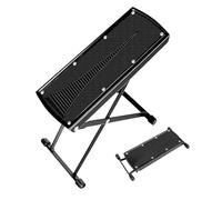 Pedicure Stool | Adjustable Folding Foot Support | Non-Slip Stool with 6 Heights, Black Pedicure Tool with Load Capacity up to 100 kg for Professional and Home Use