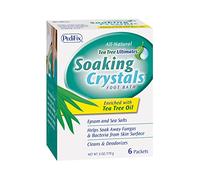 Pedifix Tea Tree Ultimates Soaking Crystals Foot Bath, 1 ounce, 6 Packets