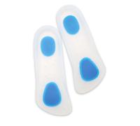 PediGel® - Medically Approved 3/4 Length Silicone Insole Ideal for Heel Spurs, Foot Fatigue, Diabetic Feet and Plantar Fasciitis - Pair (Medium Shoe Size UK 6-9)