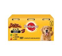 Pedigree Adult Dog Wet Food Can, Mixed Selection Gravy, 6x400g