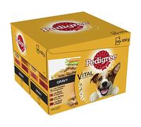Pedigree Mixed Selection in Gravy Wet Adult 1+ Dog Food Pouches, 24x100g
