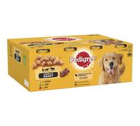 Pedigree Adult - Wet Dog Food - for Adult Dogs - Can Mixed Selection in Gravy - 12 x 400 g