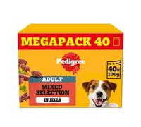 Pedigree Adult Wet Dog Food Mixed Selection Jelly 40x100g Mega Pack Pouch