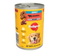 Pedigree Adult Wet Dog Food Original in Loaf 400g Can