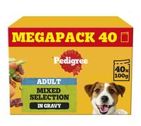 Pedigree Mixed Selection Dog Food - Gravy - 40 x 100g Pouches