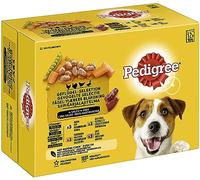 48 x Pedigree Adult Dog Pouches Wet Food Mixed Varieties In Gravy 100g