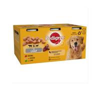 Pedigree Adult Wet Dog Food Tins Mixed Selection in Loaf, 6 x 400g