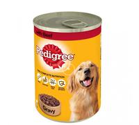 Pedigree Beef Chunks in Gravy for Dogs Tins - Size: 12 x 400g