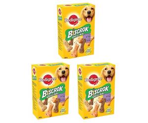 Pedigree Biscrok 500g Boxes x3 x2 x1 Dog Treats Dog Bone Biscuit