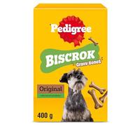 Pedigree Biscrok Gravy Bones Treats 4.8kg (12x400g Packs) Bulk Dog Biscuits