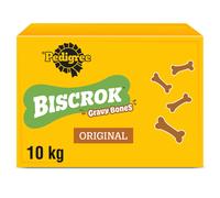 Pedigree Biscrok Original 10 kg Snacks, Dog Treats Gravy Bones Biscuits Dog Trea