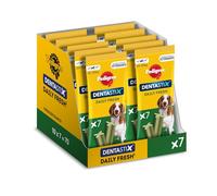 Pedigree Dentastix - Fresh Daily Dental Chews Medium Dog, 70 Sticks - 12 x 128 g