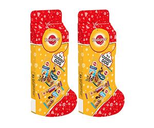 Pedigree Christmas Dog Socks Pack of 2
