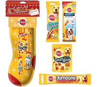 Pedigree Christmas Dog Treats, Xmas Stocking Variety Box, 5 Boxes