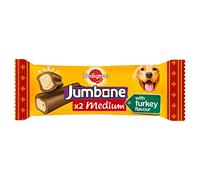 Pedigree Christmas Gift Jumbone Medium Dog Treat with Turkey 2 Dog Chews